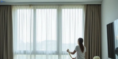 Delicate sheer drape cleaning bilgola-beach-nsw Matty Curtain Cleaning